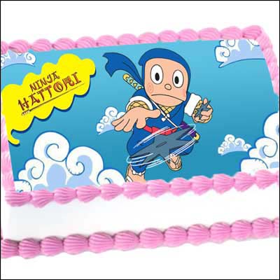 "Warrior Ninja - 2kgs (Photo cake) - Click here to View more details about this Product